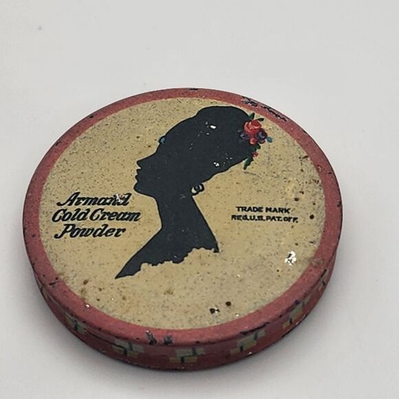 Vintage Empty Armand Cold Cream Powder Tin - Picture 1 of 4